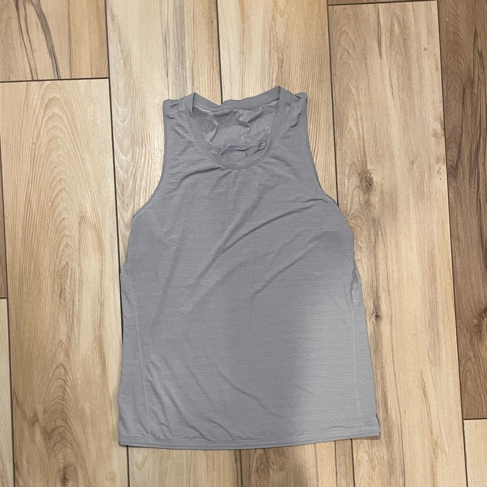 Gray athletic tech Lululemon tank top